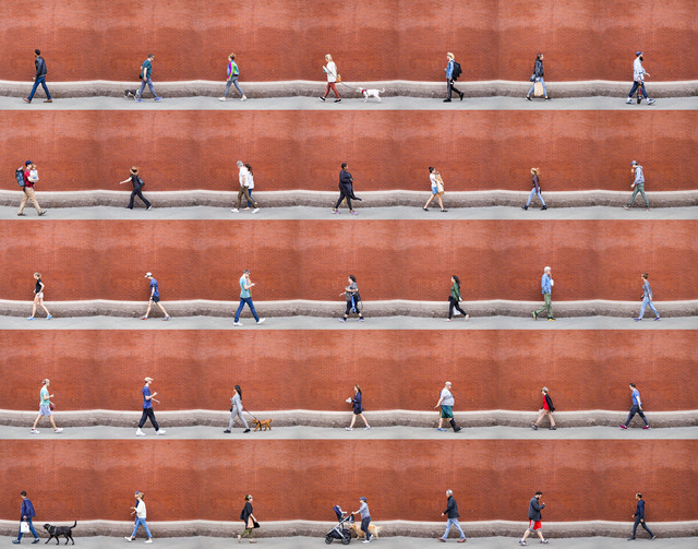 Xan Padron, ‘Time Lapse, Greenwich St, NYC’, 2017, Photography, Archival Pigment Print, 1 inch white border all around added, Michele Mariaud Gallery