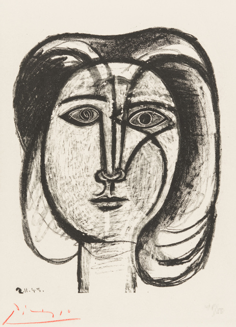 Pablo Picasso, ‘Head of a Woman’, 1945, Christopher-Clark Fine Art