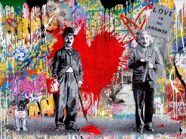 Mr. Brainwash, ‘Juxtapose’, 2018, Robin Rile Fine Art