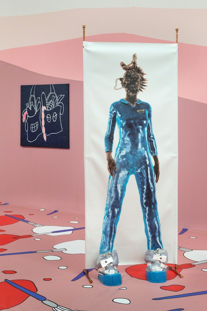 Exhibition view of “Marianne Vlaschits | *a disturbance travelling through a medium*” at DUVE Berlin, September 2016. Image courtesy the artist and DUVE Berlin. Photo: Joachim Schulz Exhibition view of “Marianne Vlaschits | *a disturbance travelling through a medium*” at DUVE Berlin, September 2016. Image courtesy the artist and DUVE Berlin. Photo: Joachim Schulz