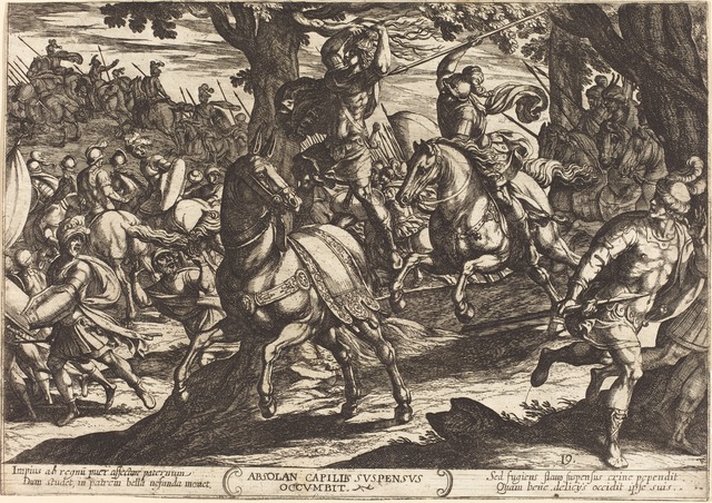 Antonio Tempesta Jacob Kills Absalom Son Of King David 1613