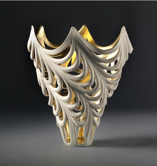 Jennifer McCurdy, ‘Gilded Wave Vessel’, 2019, West Branch Gallery