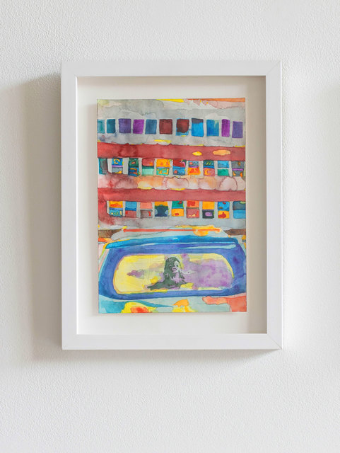 Santiago Cucullu, ‘Live Free, Live Young’, 2019, Painting, Watercolor and pencil on paper, Simone DeSousa Gallery