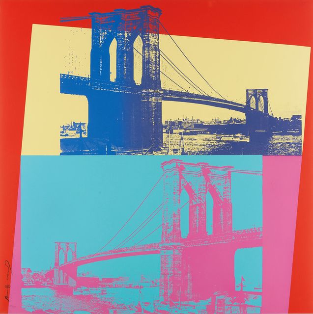 Andy Warhol, ‘Brooklyn Bridge’, 1983, Print, Screenprint on Lenox Museum Board, Zeit Contemporary Art