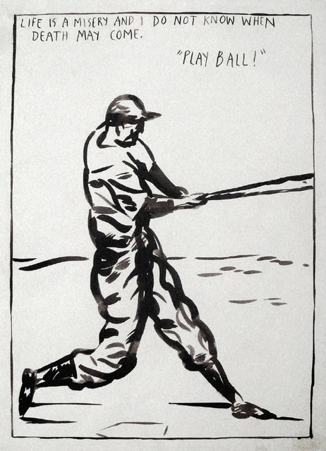 Raymond Pettibon, ‘Untitled (Play Ball!)’, 1989, Print, Silkscreen, Robert Berman Gallery