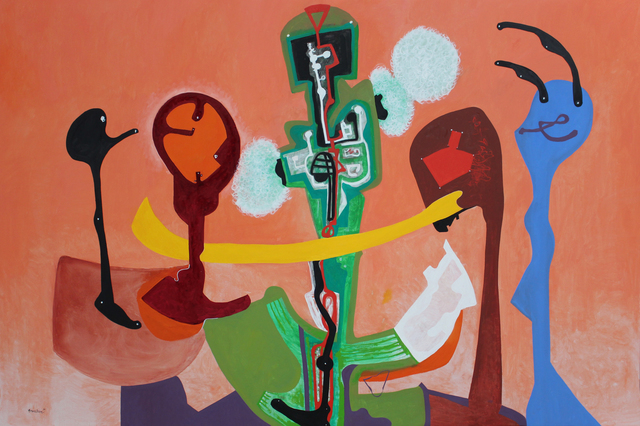Eduardo Arranz-Bravo, ‘Rumba’, 2020, Painting, Oil on canvas, Matthew Liu Fine Arts