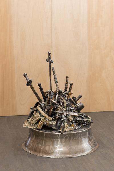 Veronica Brovall, ‘Like a dog in heat’, 2015, Sculpture, Glazed ceramic, powder coated steel plint, Hopstreet