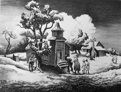 Thomas Hart Benton, ‘Sunday Morning’, Kiechel Fine Art