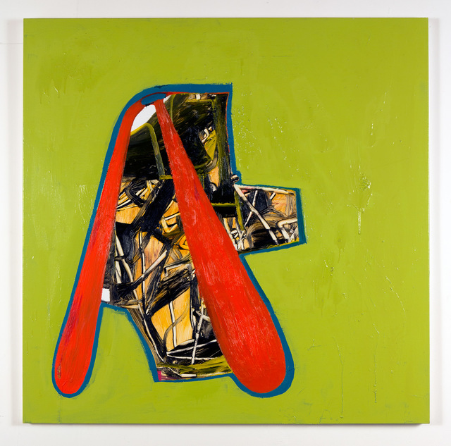 Gareth Sansom, ‘Two big red ones’, 2014, Painting, Oil and enamel on linen, Roslyn Oxley9 Gallery