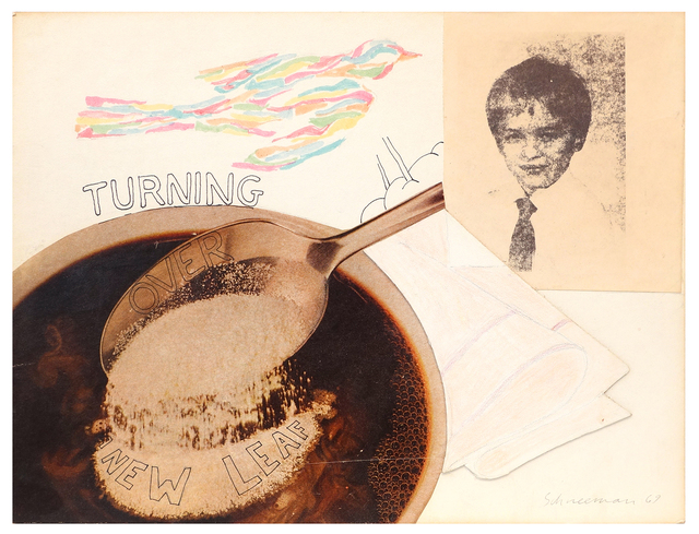 George Schneeman, ‘Untitled (Turning Over A New Leaf)’, 1969, Pavel Zoubok Fine Art