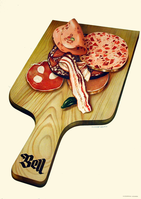 Herbert Leupin, ‘Bell - Charcuterie Board - Kitchen - Meat’, 1939, Omnibus Gallery