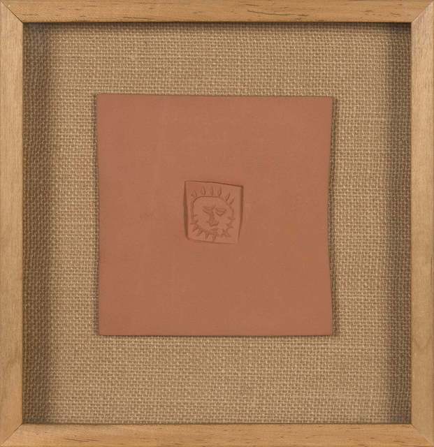 Pablo Picasso, ‘Losange Au Visage (A.R. 627)’, 1971, Design/Decorative Art, Red ceramic tile, Doyle