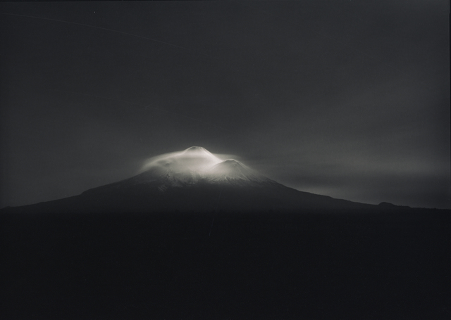Laurence Aberhart, ‘Taranaki from Oeo Road under moonlight, 27-28 September 1999’, 1999-2018, Photography, Platinum palladium print, Gow Langsford Gallery