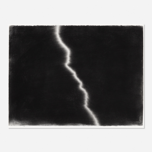 Karl Haendel, ‘Lightning #10’, 2006, Drawing, Collage or other Work on Paper, Charcoal on paper, Rago/Wright