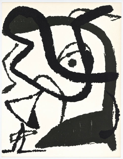 Joan Miró, ‘Untitled, Miro Graveur Volume II (D. 1292)’, 1989, Other, Wood Engraving, Inviere Gallery