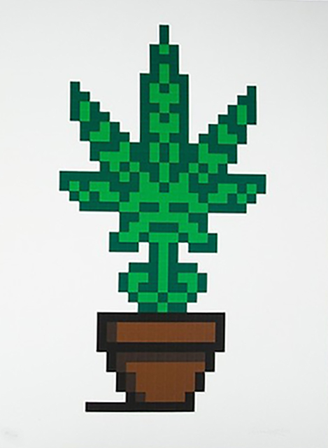 Invader, ‘HOLLYWEED (BROWN EDITION)’, 2018, Marcel Katz Art