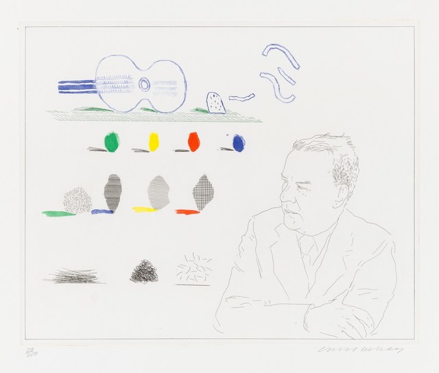 David Hockney, ‘The Poet (Wallace Stevens)’, 1976-1977, Christopher-Clark Fine Art