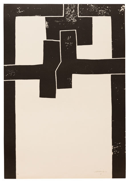 Eduardo Chillida, ‘Barcelona’, 1971, Print, Lithograph on Guarro paper, Zeit Contemporary Art