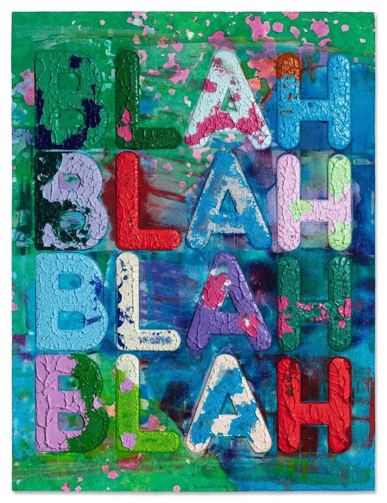 Mel Bochner - Blah Blah Blah