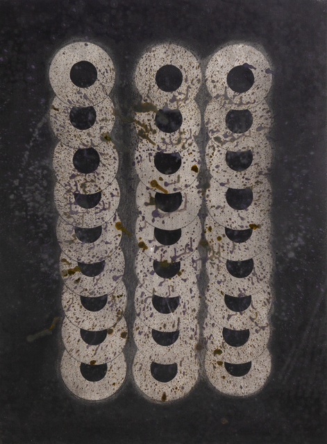 Paul Neagu, ‘Unnamed (London)’, 1990, Painting, Mixed media on paper, Flowers