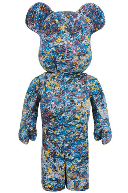 bearbrick 1000 jackson pollock
