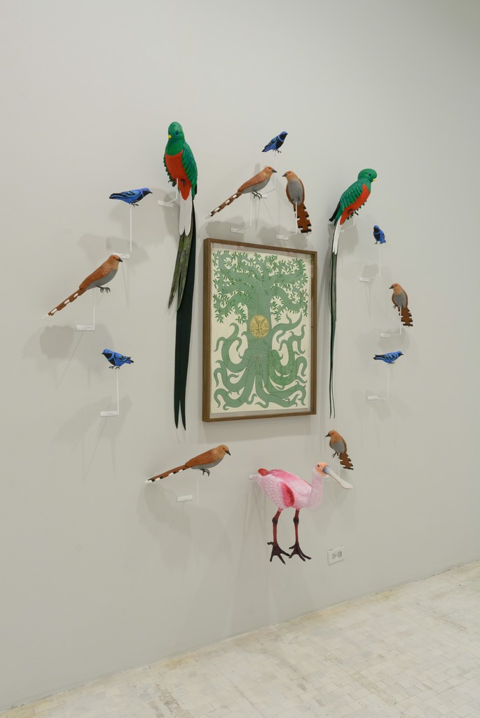 Installation view of "Special Project: Eduardo Sarabia. Celebrations and Other Feathered Serpent" at Museo Tamayo, Mexico City (2016). © Paolo Montalvo. Courtesy of Museo Tamayo Installation view of "Special Project: Eduardo Sarabia. Celebrations and Other Feathered Serpent" at Museo Tamayo, Mexico City (2016). © Paolo Montalvo. Courtesy of Museo Tamayo