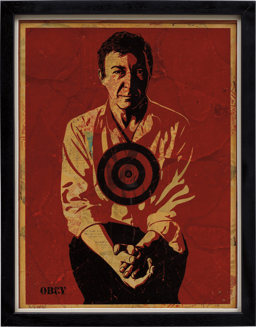 Shepard Fairey (OBEY), ‘Jasper Johns Red’, 2010, Phillips