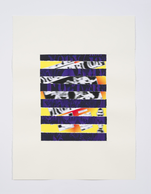 Gary Simmons, ‘JFA Youth Stripe’, 2016, Anthony Meier Fine Arts