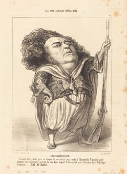 Honoré Daumier, ‘Henri de Larochejacquelein’, 1849, National Gallery of Art, Washington, D.C.
