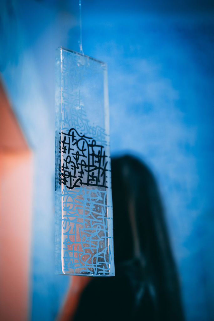 Resin based artwork by The Creator. Photo by Melanie Lim. Resin based artwork by The Creator. Photo by Melanie Lim.