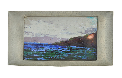 Tudric cigar/cigarette box with seascape