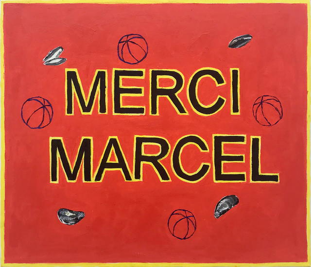 Antoine Goossens, ‘Merci Marcel’, 2018, Painting, Oil on canvas, Galerie Zwart Huis