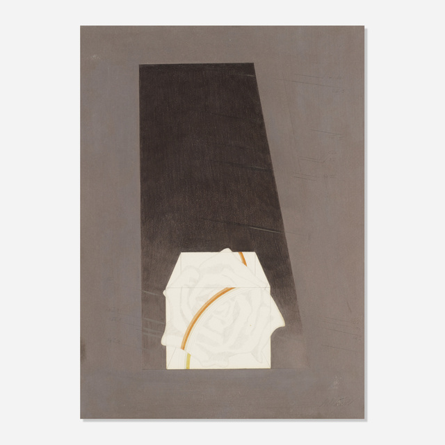 Michelle Stuart, ‘Untitled’, c. 1975, Drawing, Collage or other Work on Paper, Graphite and colored pencil on paper with linear and numerical impressions, Rago/Wright