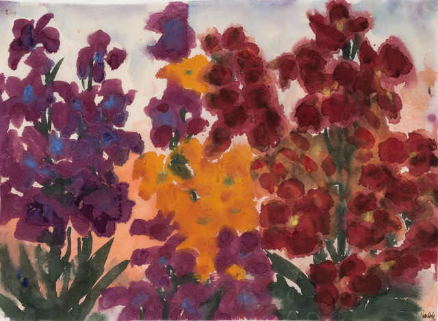 Emil Nolde Gelbe Rote Und Violette Blumen Sommerblumen Ca 1930 Available For Sale Artsy