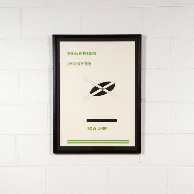 Lawrence Weiner, ‘Spheres of Influence’, 1991, Print, Color Silkscreen, Caviar20