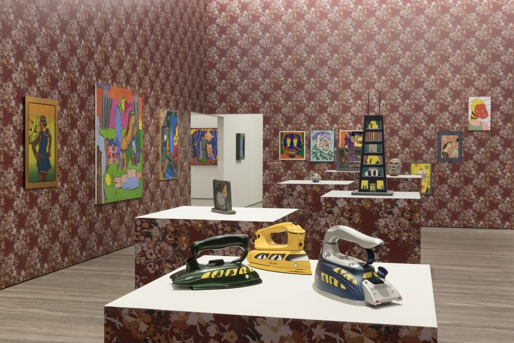 View of the exhibition “Famous Artists from Chicago. 1965-1975”
Artworks by Roger Brown, Ed Flood, Art Green, Jim Nutt e Ed Paschke and Karl Wirsum
Fondazione Prada, Milan
20 October 2017 - 15 January 2018
Photo Roberto Marossi
Courtesy Fondazione Prada View of the exhibition “Famous Artists from Chicago. 1965-1975”
Artworks by Roger Brown, Ed Flood, Art Green, Jim Nutt e Ed Paschke and Karl Wirsum
Fondazione Prada, Milan
20 October 2017 - 15 January 2018
Photo Roberto Marossi
Courtesy Fondazione Prada