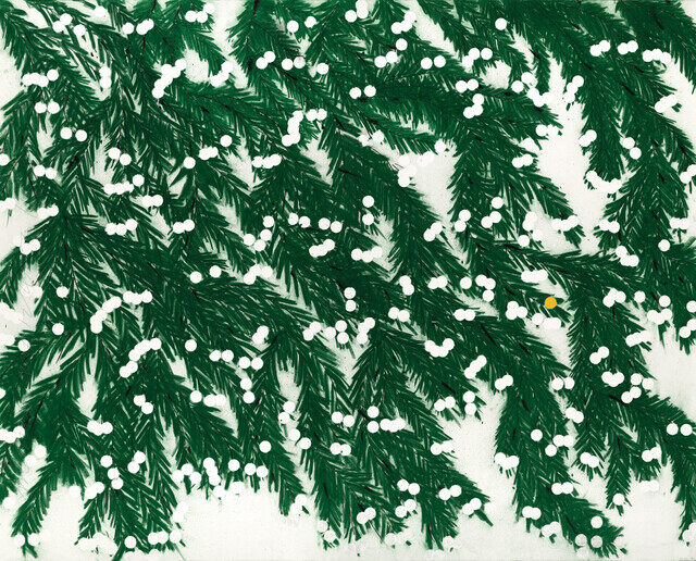 Donald Sultan - Mimosa, April 12, 2023