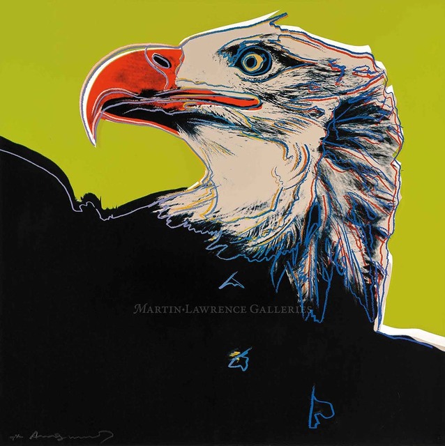 Andy Warhol, ‘Bald Eagle, 1983 (#296, Endangered Species)’, 1983, Martin Lawrence Galleries