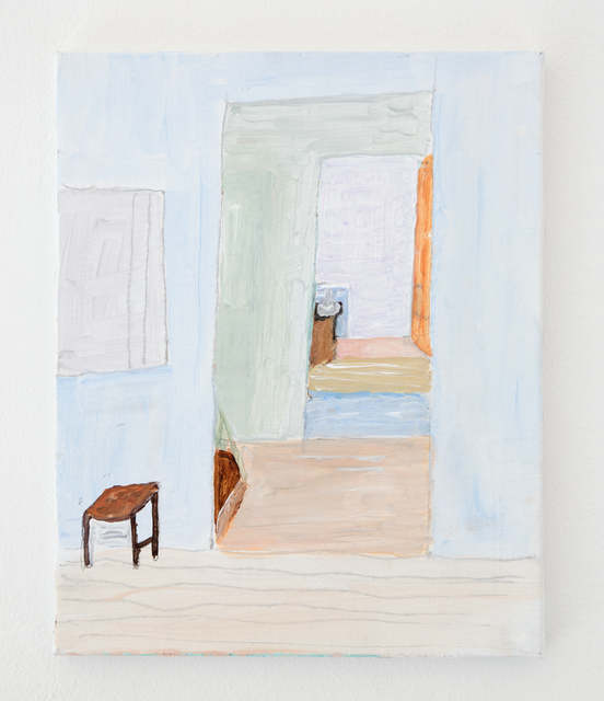 Hans Lannér, ‘Tvekan / Hesitance’, 2019, Painting, Acrylic on linen, Galleri Magnus Karlsson