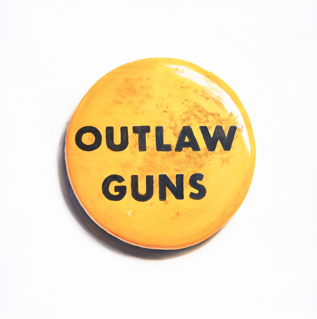 Lucas Price (Cyclops), ‘Outlaw Guns’, unique, Painting, Oil on canvas, Tate Ward Auctions