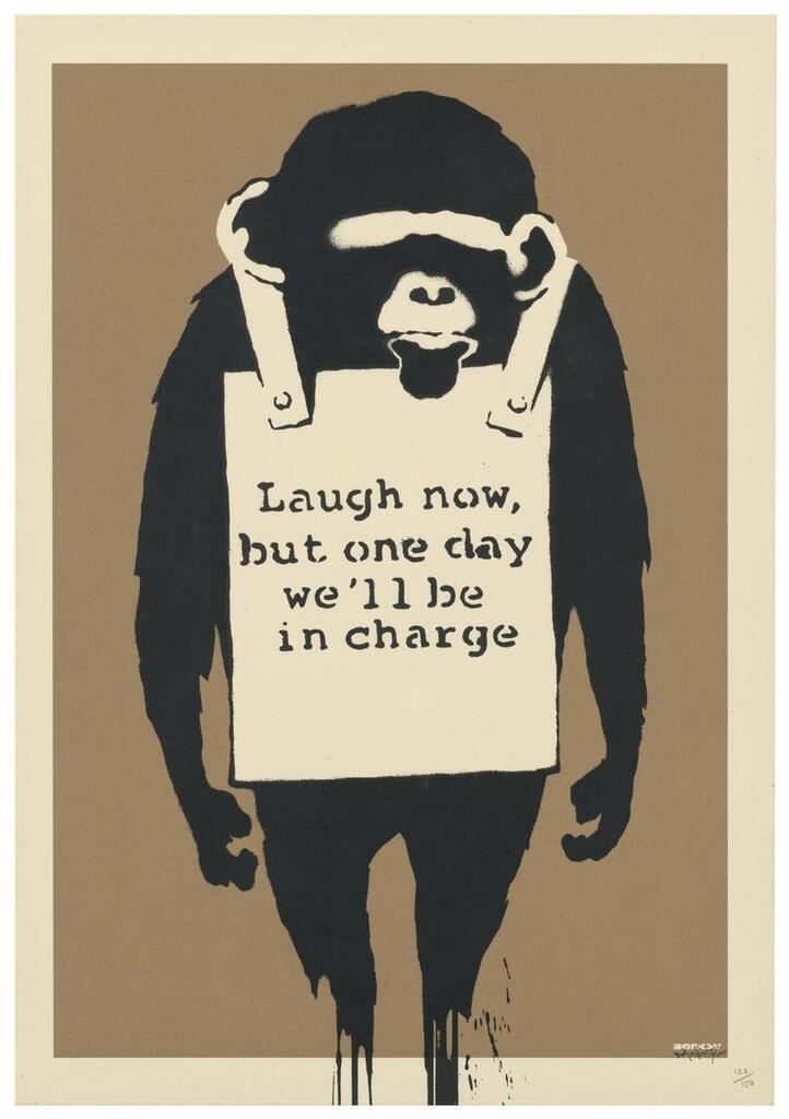Banksy - Laugh Now