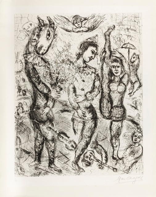 Marc Chagall, ‘Le Pierrot (Cramer 34)’, 1968, Forum Auctions