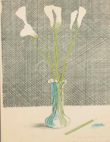David Hockney - Lilies