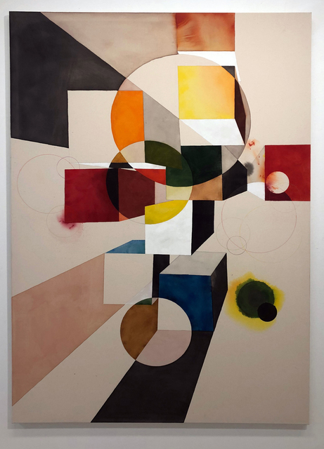 Tuomas Korkalo, ‘Dramatic Composition III’, 2020, Mixed Media, Watercolour, sumi-ink and acrylic on canvas, BBA Gallery