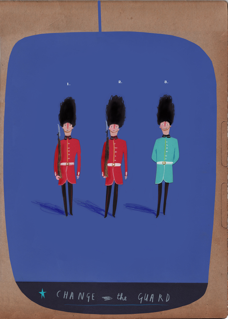 Oliver Jeffers, ‘Change the Guard’, 2009, Lazinc