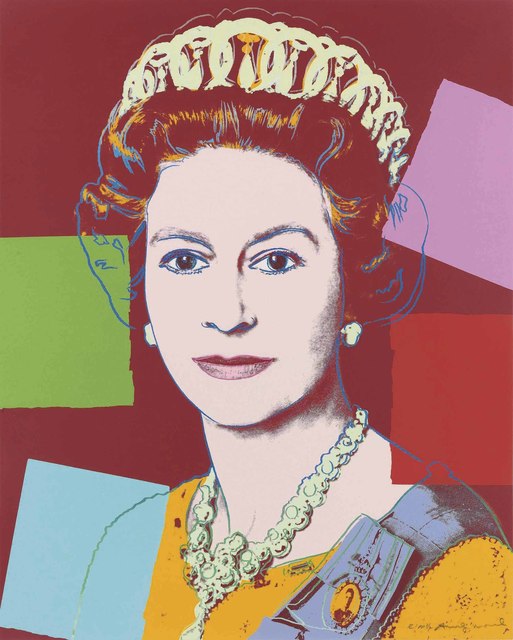 Andy Warhol, ‘Queen Elizabeth II, from: Reigning Queens (Royal Edition)’, 1985, Print, Screenprint in colours with diamond dust on Lenox Museum Board, Christie's