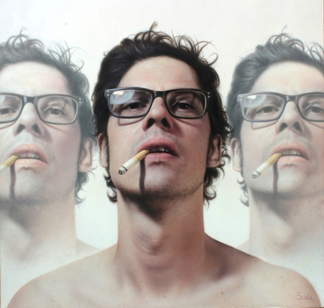 Joshua Suda, ‘Self as Chuck’, 2019, Painting, Oil on Wood Panel, Conde Contemporary