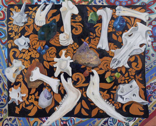Anna Valdez, ‘Bones and Stones’, 2019, Painting, Oil on canvas, David B. Smith Gallery