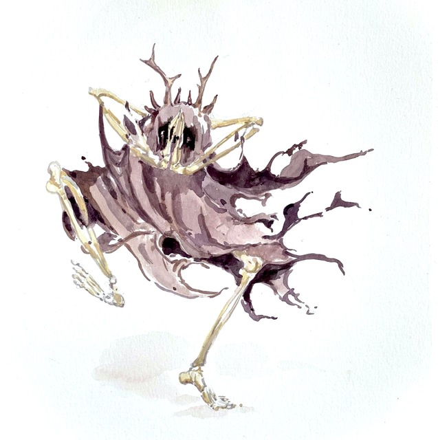 AGATA BEBECKA, ‘Dead Can Dance’, 2020, Drawing, Collage or other Work on Paper, Watercolor and guache on paper, Postmasters Gallery
