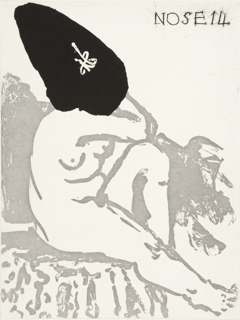 William Kentridge, ‘The Nose Opera (Nose 14)’, 2008, Print, Engraving, Sugarlift, Aquatint, Barbara Edwards Contemporary